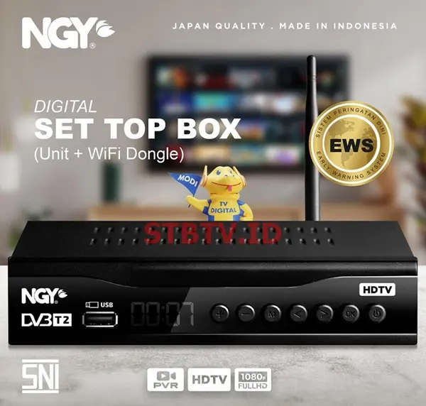 Review Set Top Box Nagoya 801 NGY DVB-T2