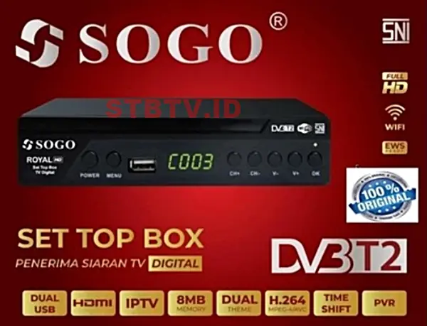 Review Lengkap Fitur SOGO SET TOP BOX DVB-T2 ROYAL