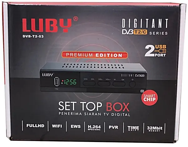 Review Set Top Box Luby DVB T2 03 New